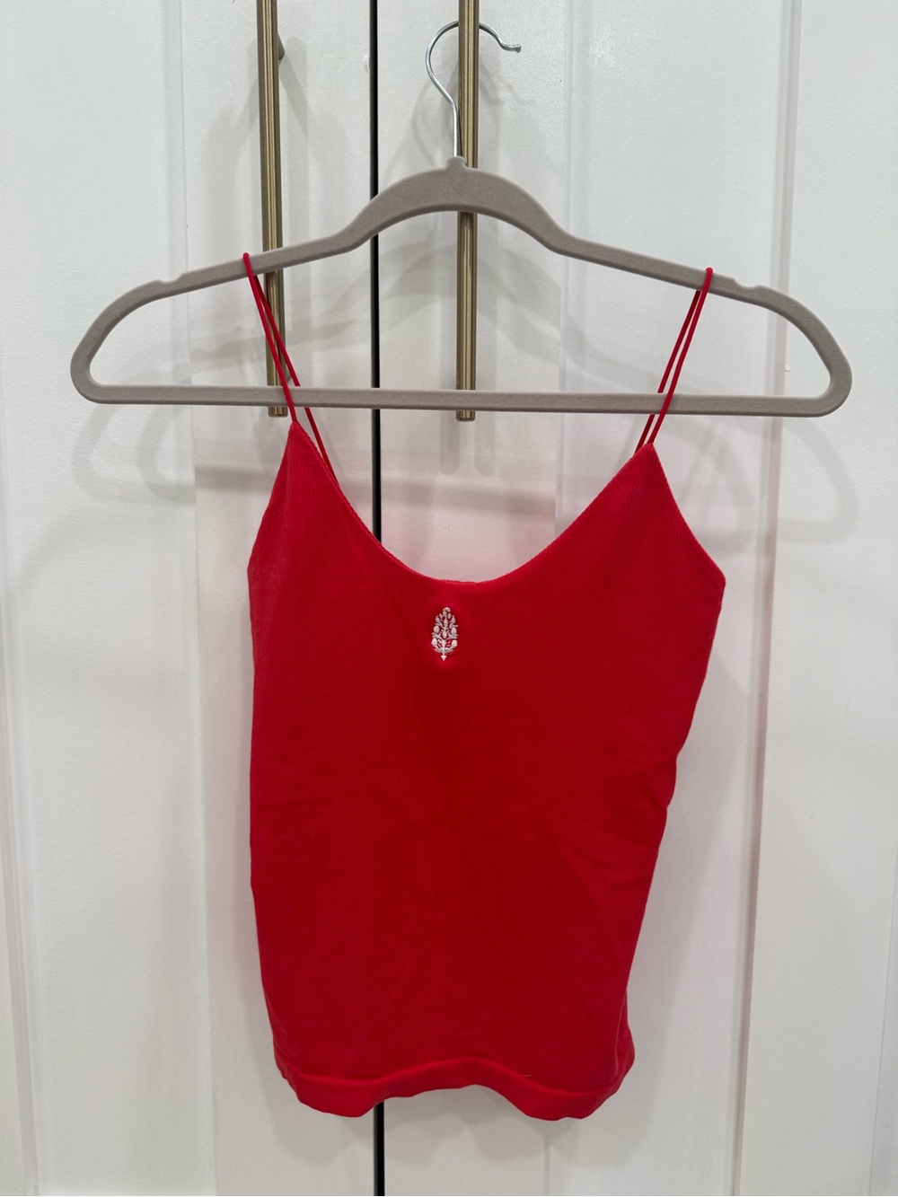 Free People Movement Skinny Strap Logo Tank Top